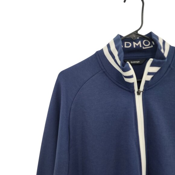 Radmor Men's Pima Cotton Full Zip Chappie Recycled Jacket - L - Picture 3 of 10